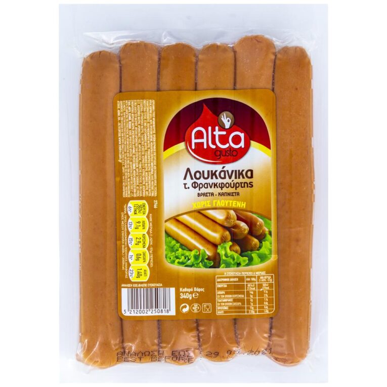 Hot-Dog Sausages Gluten-Free (Alta Gusto)